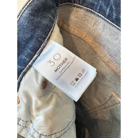 MOTHER High Waisted Study Hoover Jeans Size 30 EUC Treating Myself $248 MSRP - Picture 4 of 9